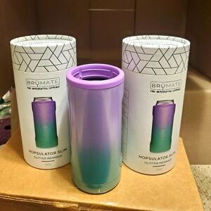 Brand New Brumate Hopsulator Slim Glitter Mermaid